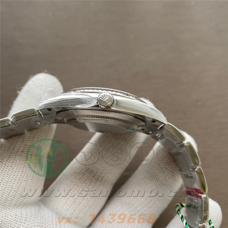 VS廠勞力士日志41mm陶瓷白面三銖帶「3235機芯」產(chǎn)品展示