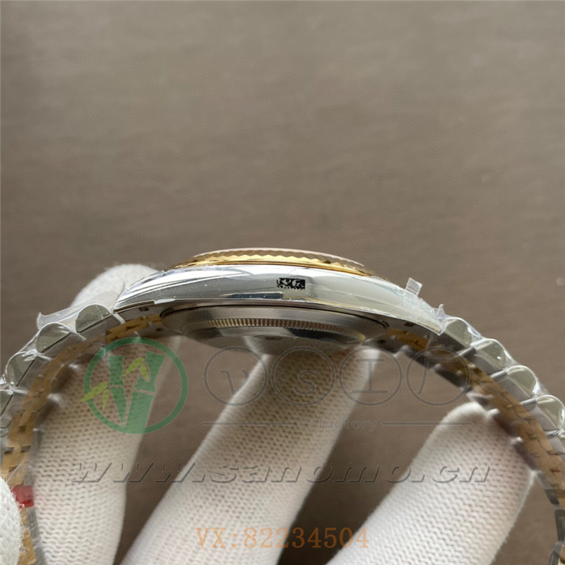 VS廠勞力士日志41mm間金陶瓷白面五銖帶「3235機芯」產品展示