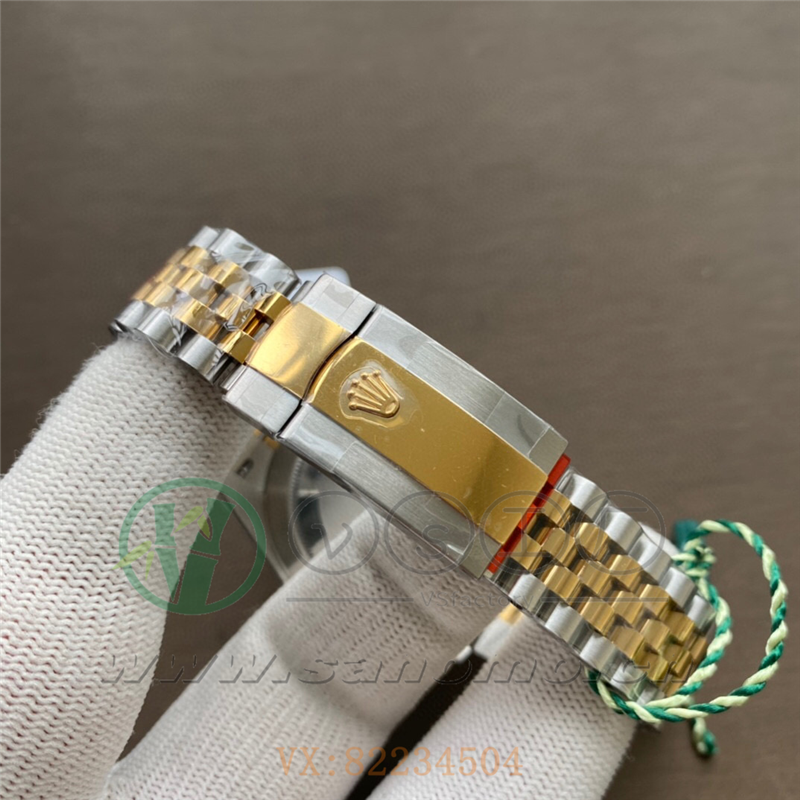VS廠勞力士日志41mm間金陶瓷白面五銖帶「3235機芯」產品展示