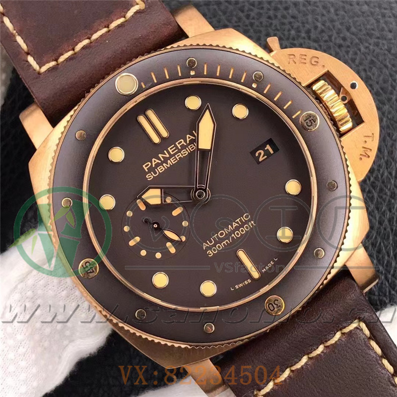 VS廠沛納海PAM968青銅「P.9010機(jī)芯」產(chǎn)品展示
