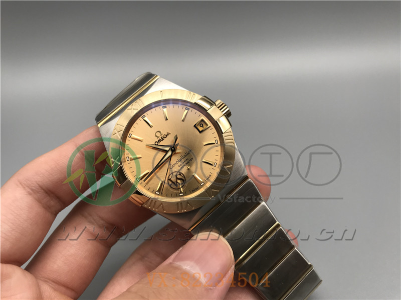VS廠(chǎng)歐米茄星座38mm間金金面產(chǎn)品展示