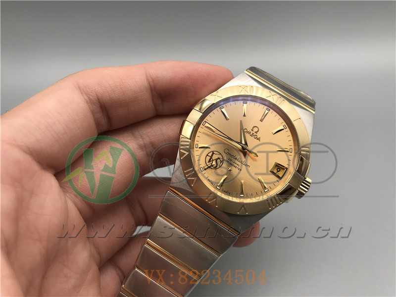VS廠(chǎng)歐米茄星座38mm間金金面產(chǎn)品展示