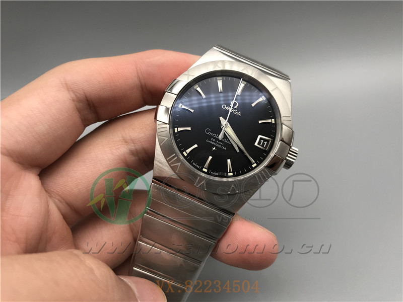VS廠歐米茄星座38mm黑面條釘產(chǎn)品展示