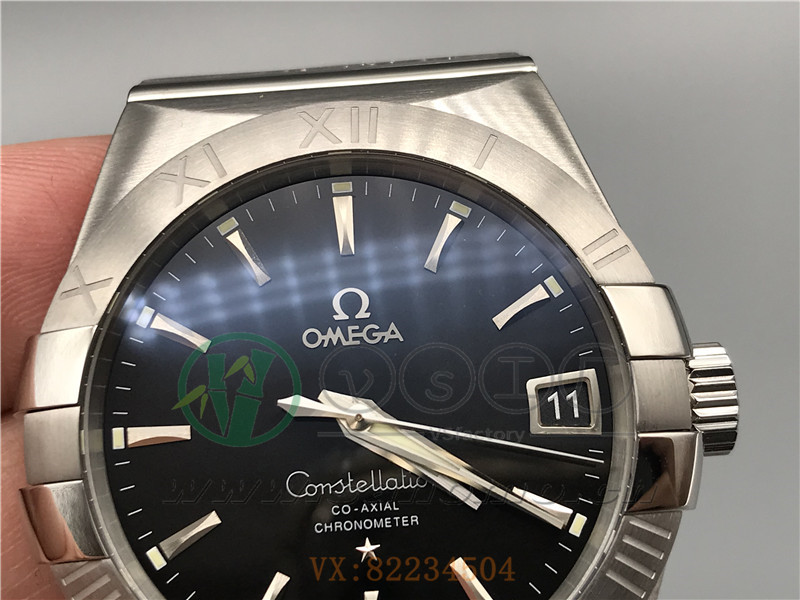 VS廠歐米茄星座38mm黑面條釘產(chǎn)品展示