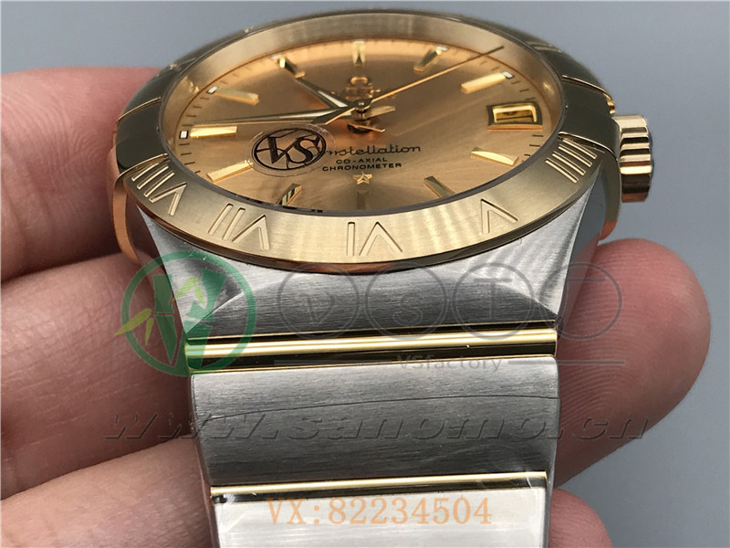 VS廠(chǎng)歐米茄星座38mm間金金面產(chǎn)品展示