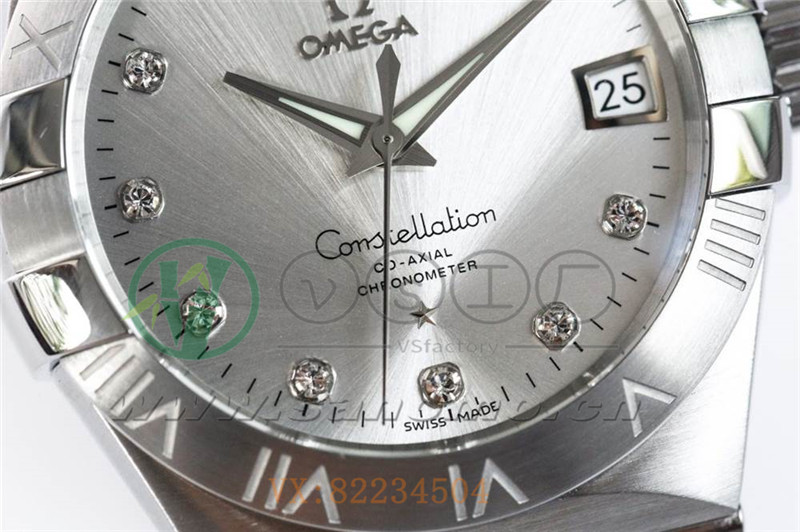 VS廠歐米茄星座38mm白面鉆釘產(chǎn)品展示
