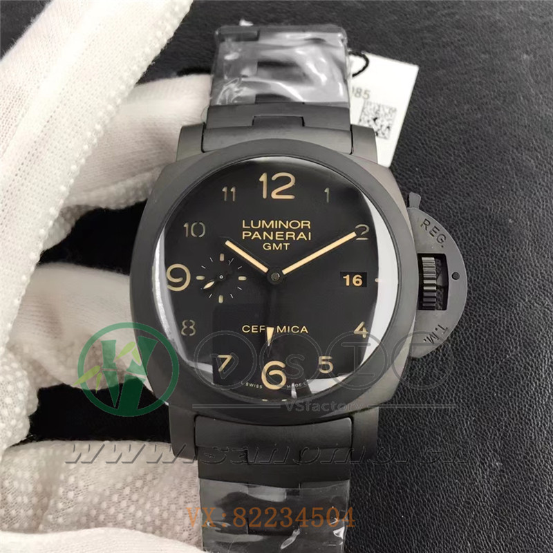 VS廠沛納海pam438黑陶瓷細節評測（VS復刻沛納海438值得入手嗎）