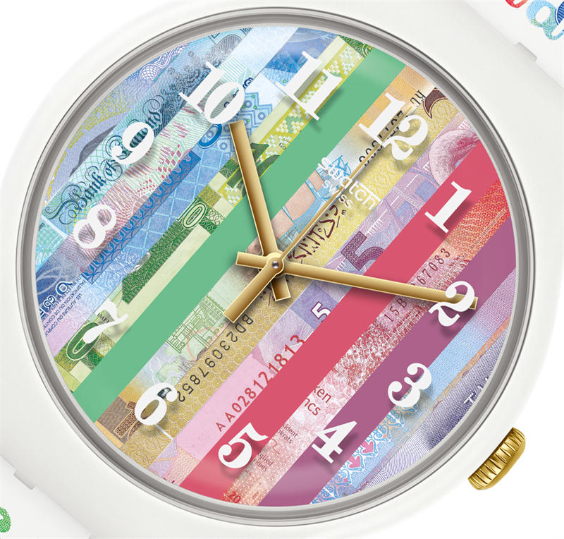 綻放獨特光彩！Swatch COLOURSHIFT腕表耀眼亮相《經濟學人》175周年慶