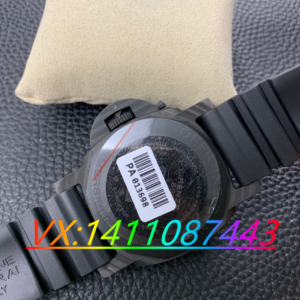 VS廠沛納海1616碳纖維材質47尺寸拆機高清實拍細節