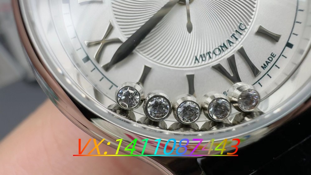YF廠蕭邦快樂鉆石真假對比—蕭邦復(fù)刻手表哪個廠做的比較好