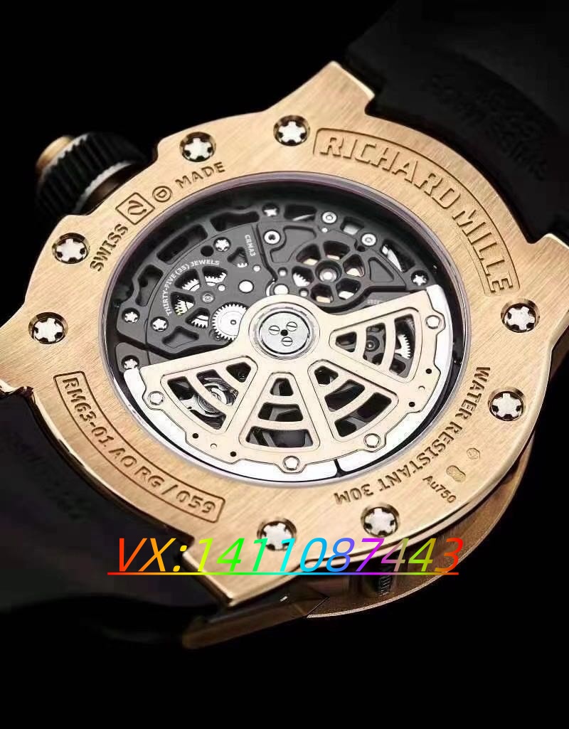 V9廠全新理查德米勒RM63-01一比一復刻，展現(xiàn)獨特個性圓形設計