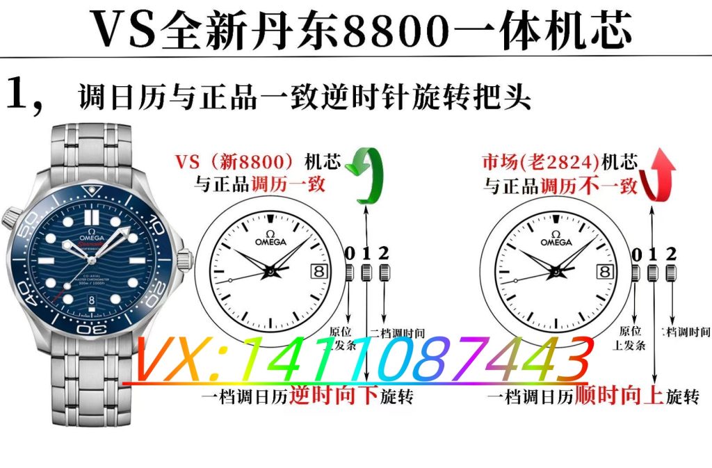 VS廠丹東全新V4版8800一體機芯評測:復刻表機芯的新高度