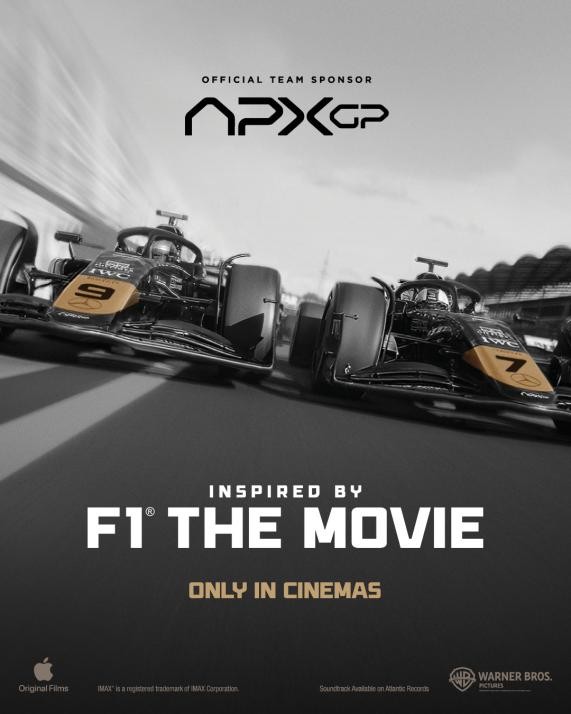 《F1?：狂飆飛車》燃爆全國，IWC 萬國表攜手 APXGP 車隊閃耀登場